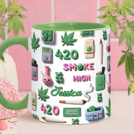 Stoner Chic - Personalized Weed Accent Mug