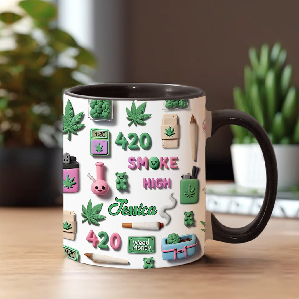 Stoner Chic - Personalized Weed Accent Mug