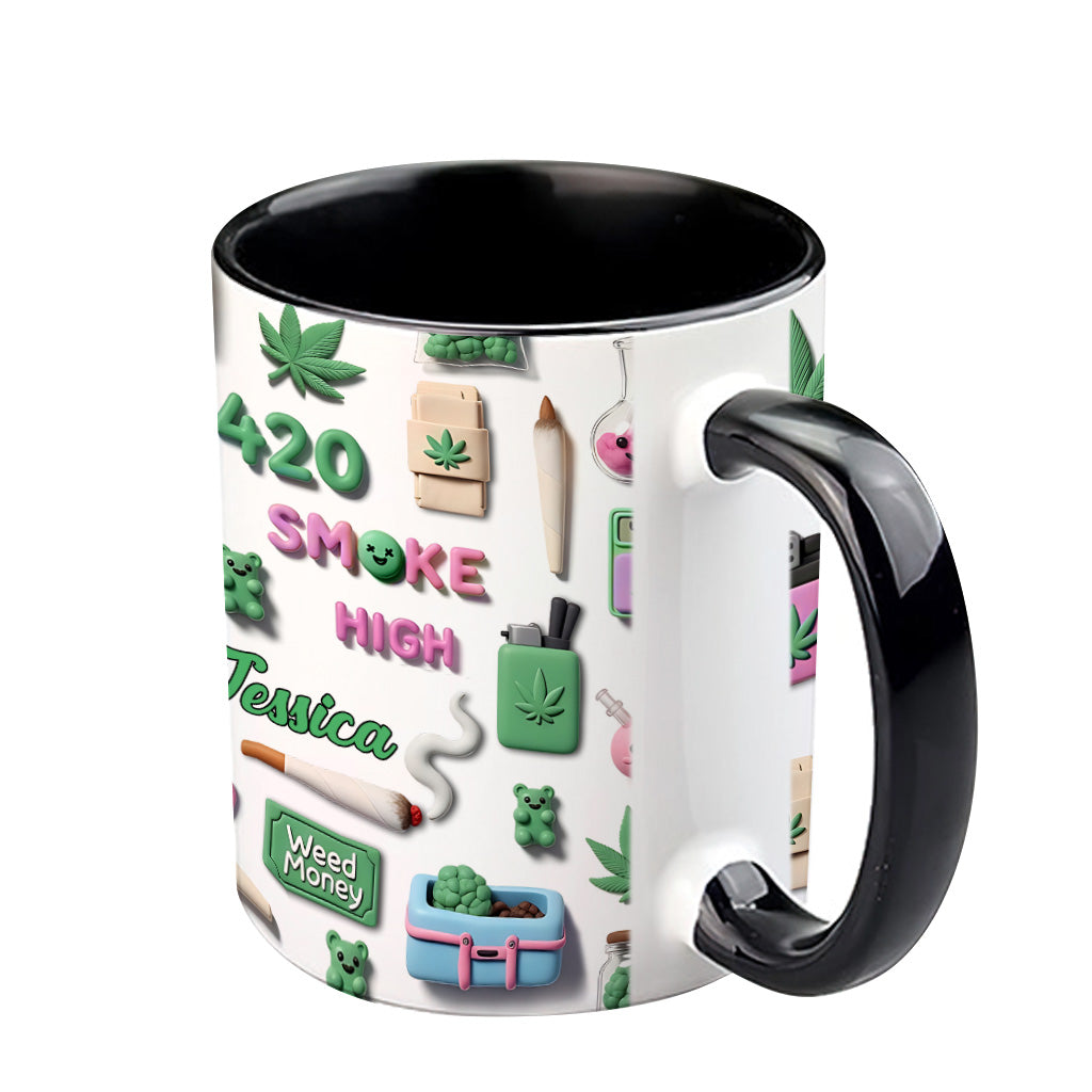 Stoner Chic - Personalized Weed Accent Mug