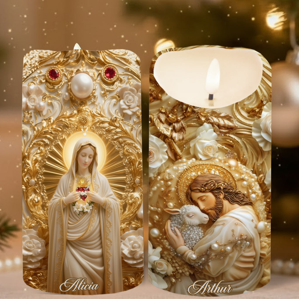 Eternal Faith - Personalized Christian Flameless Candle
