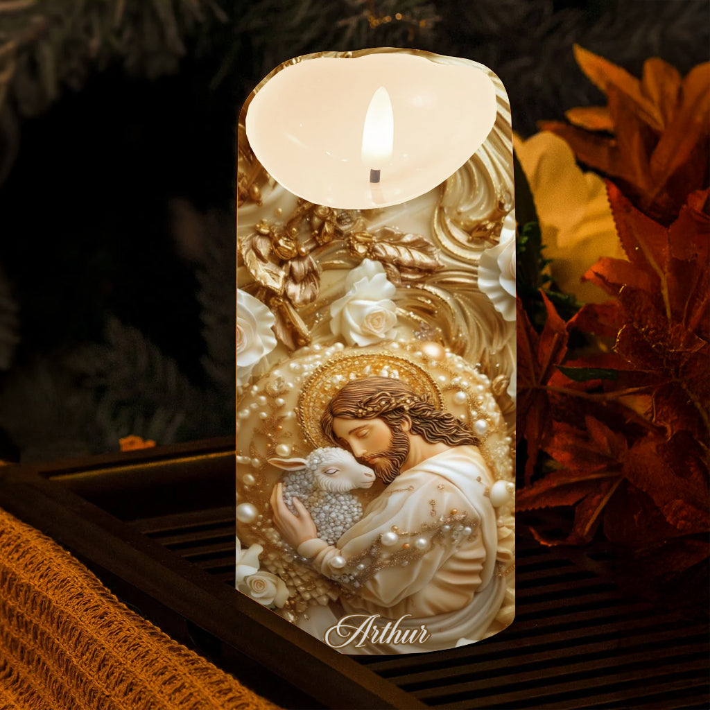 Eternal Faith - Personalized Christian Flameless Candle