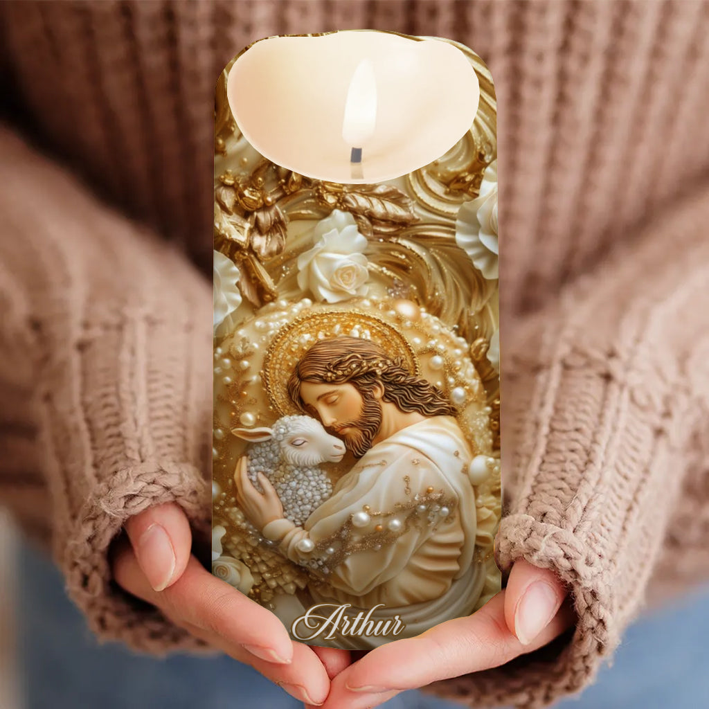 Eternal Faith - Personalized Christian Flameless Candle