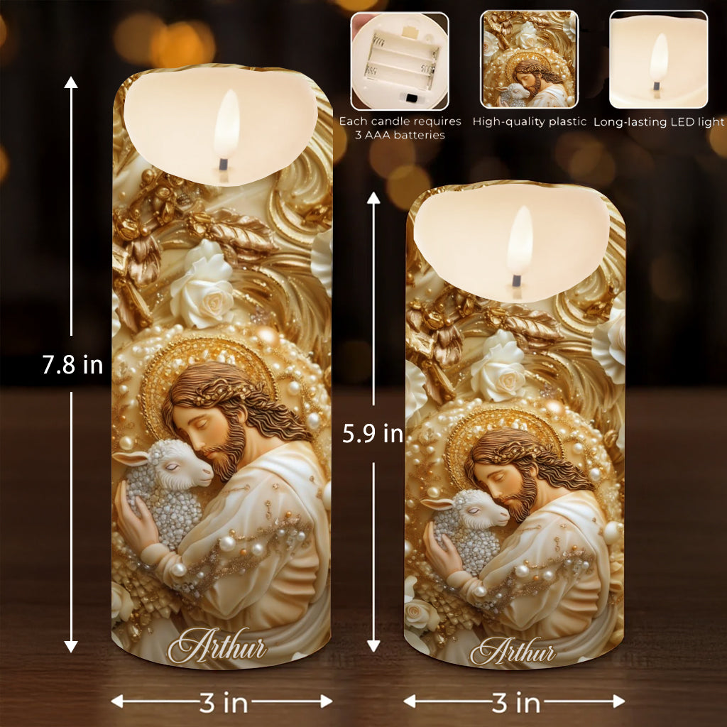 Eternal Faith - Personalized Christian Flameless Candle