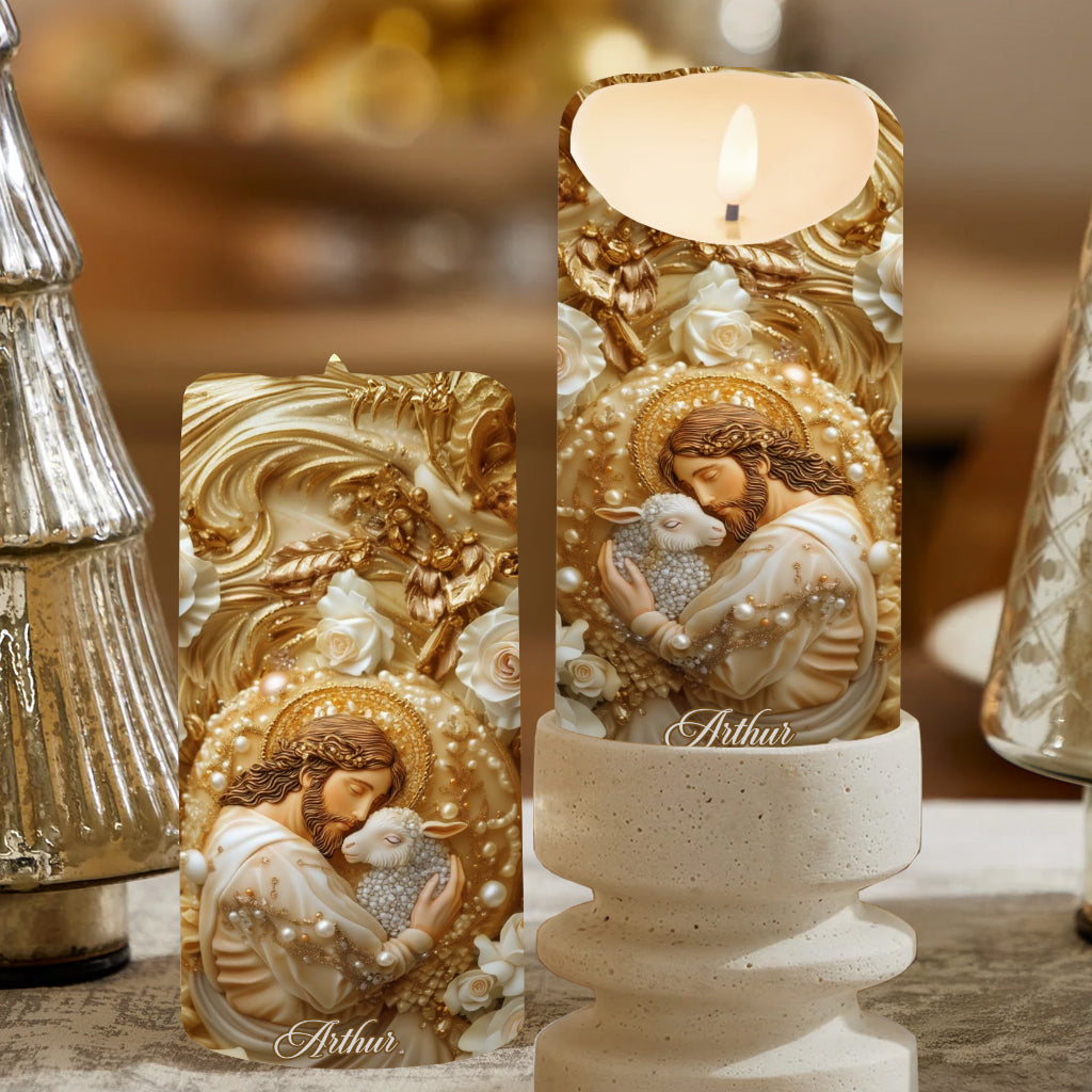 Eternal Faith - Personalized Christian Flameless Candle