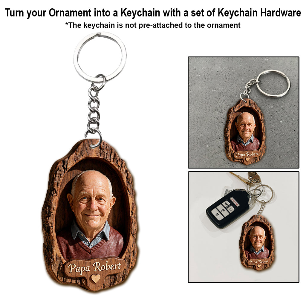Sympathy Gift For Family - Your Love Remains - Personalized Memorial Ornament