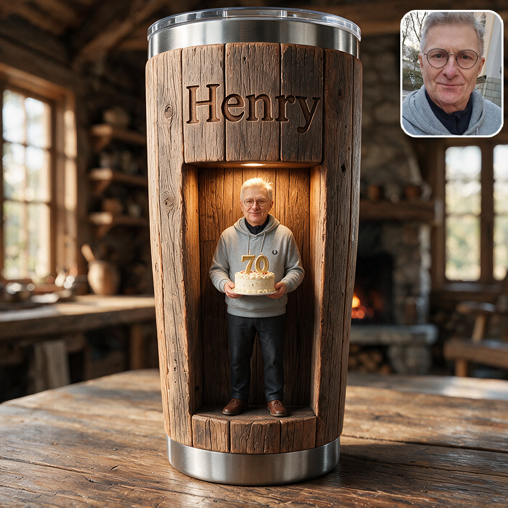 Happy Birthday - Personalized Birthday Tumbler