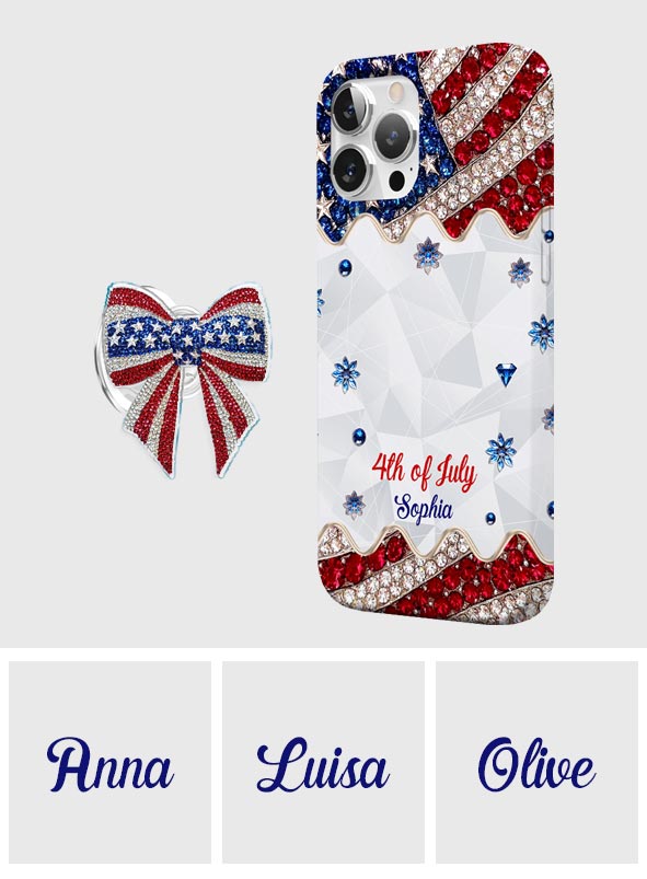 Independence Day - Personalized Independence Day/ 4th of July Full Print Phone Case & Phone Grip