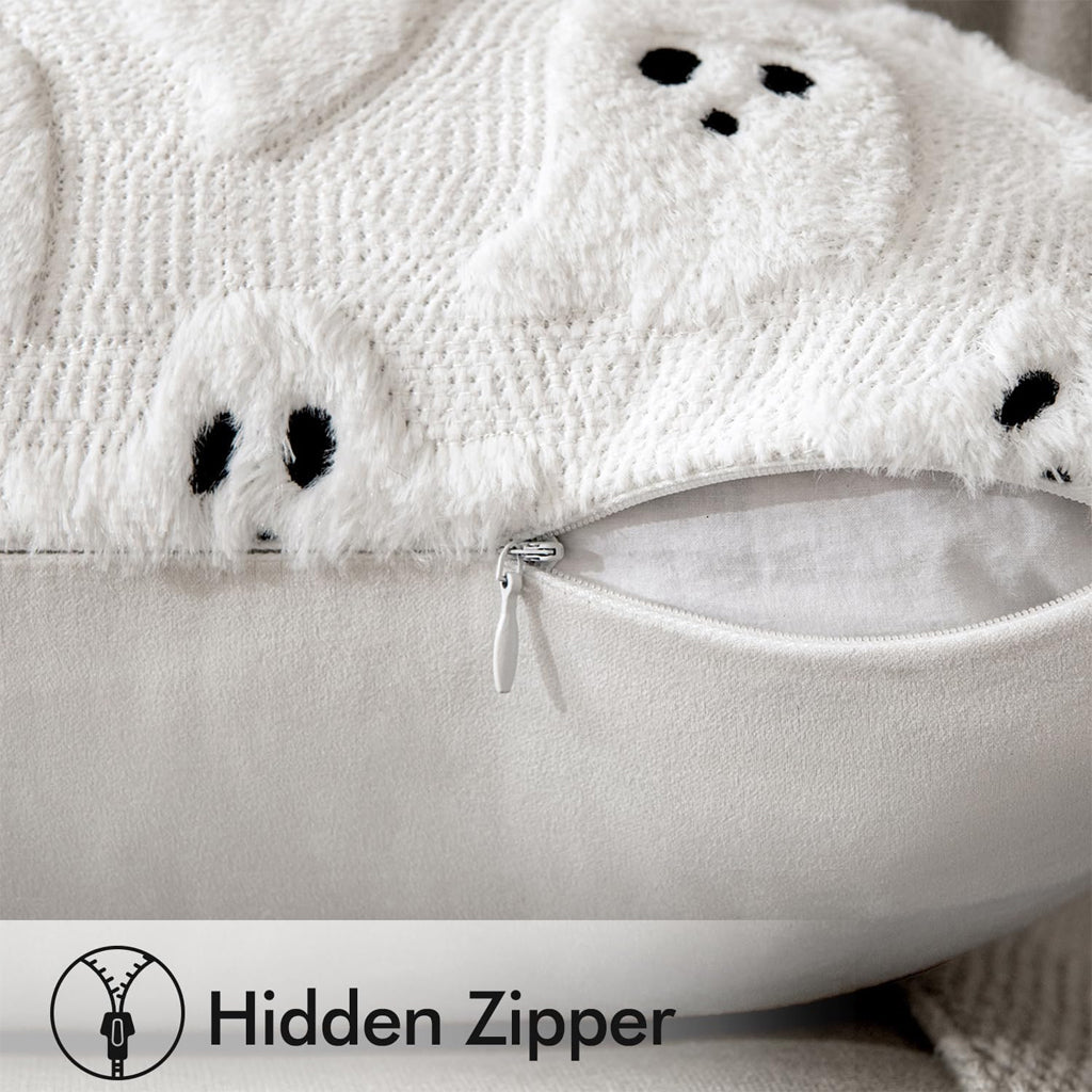 Ghost Tufted Pillow Cover