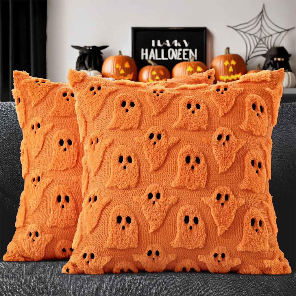 Ghost Tufted Pillow Cover