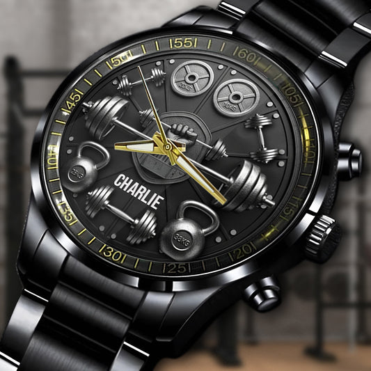 No Pain No Gain - Personalized Fitness Hand Watch