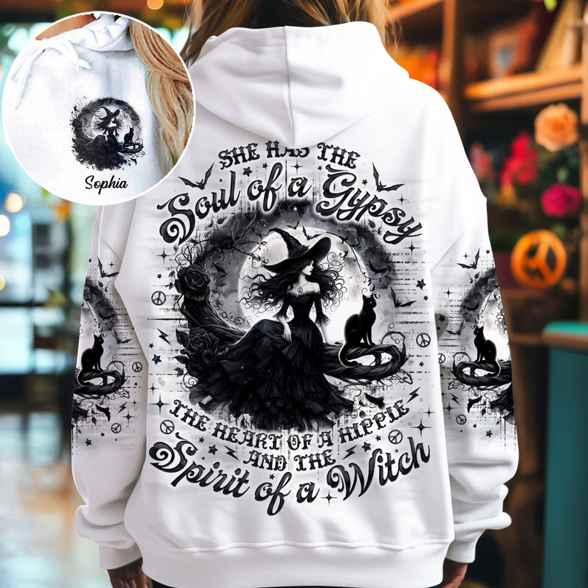 Spirit Of A Witch - Personalized Witch All Over Shirt