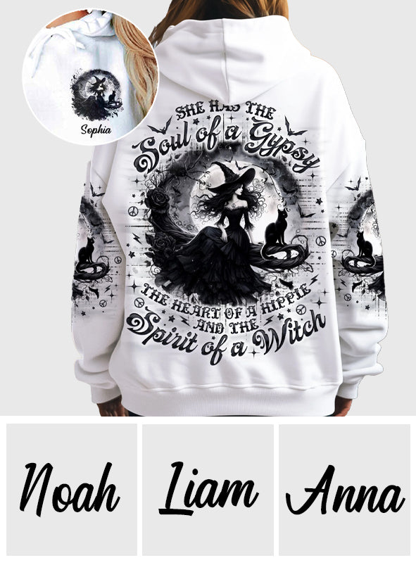 Spirit Of A Witch - Personalized Witch All Over Shirt