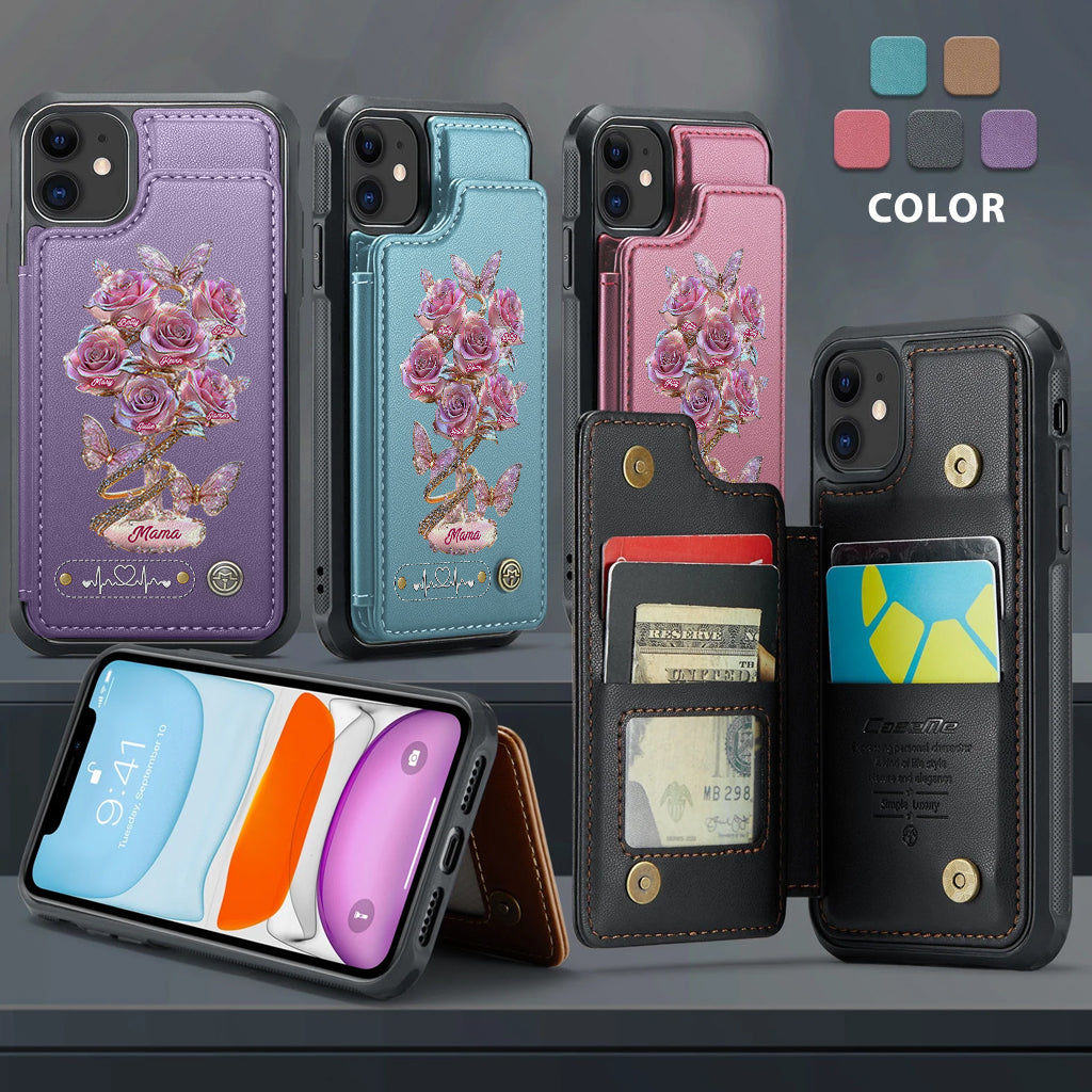 Best Mom Ever - Personalized Mother Wallet Phone Case