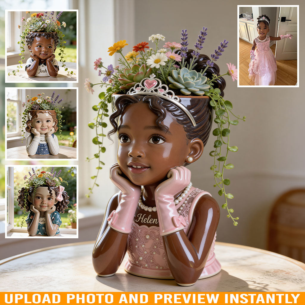 Custom Any Photo - Personalized Kid Acrylic Pot