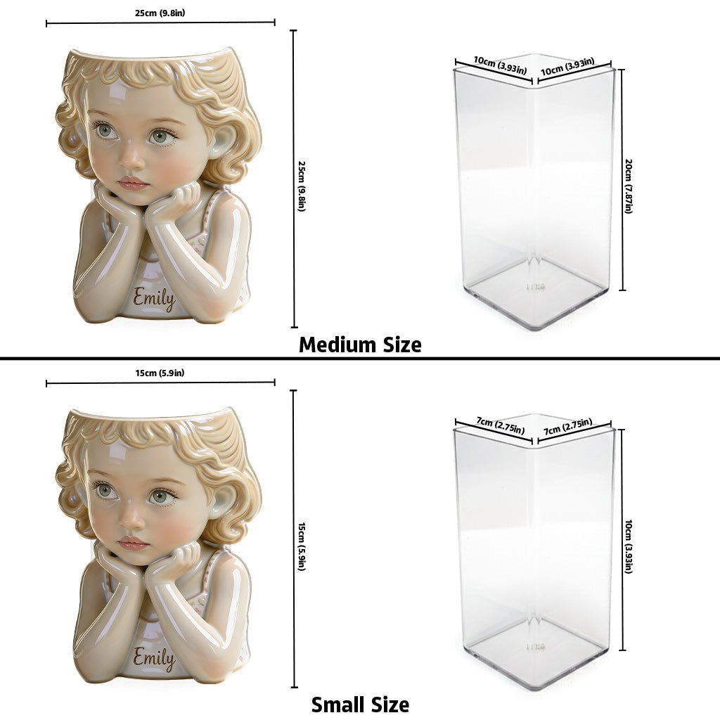 Custom Any Photo - Personalized Kid Acrylic Pot