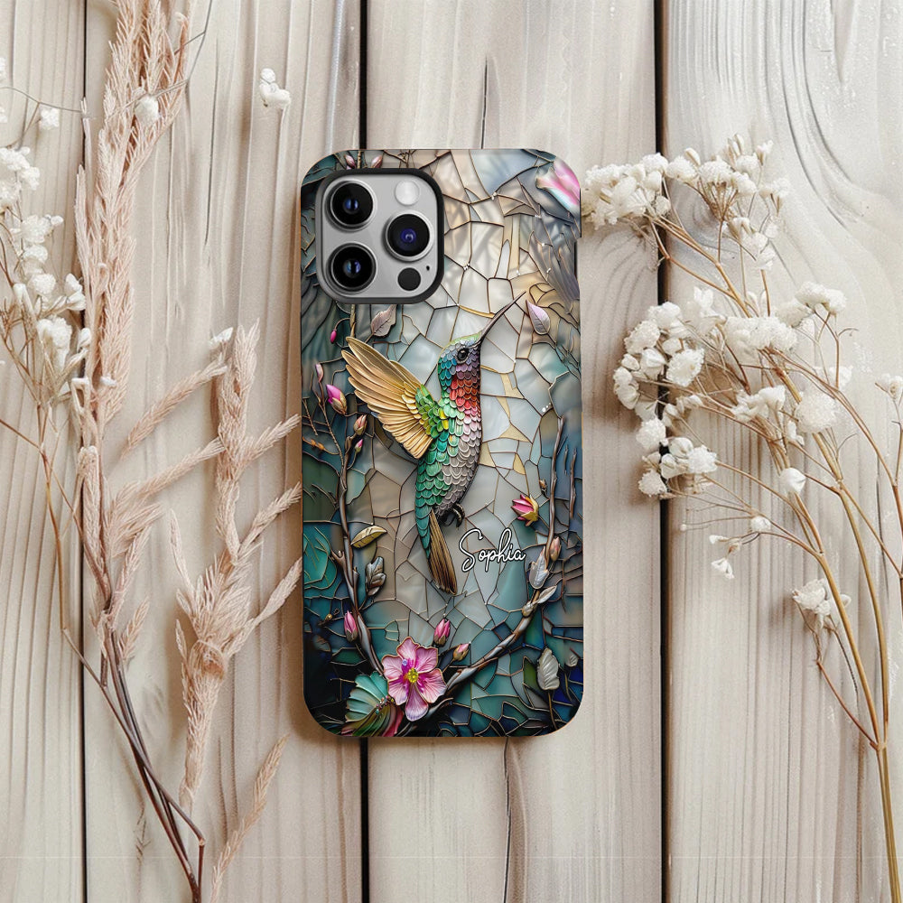 Artistic Hummingbird - Personalized Gardening Full Print Phone Case