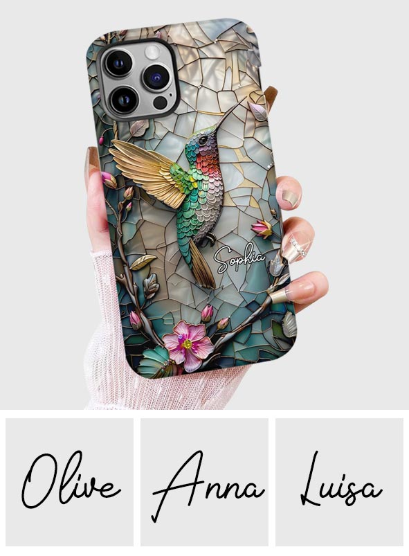 Artistic Hummingbird - Personalized Gardening Full Print Phone Case