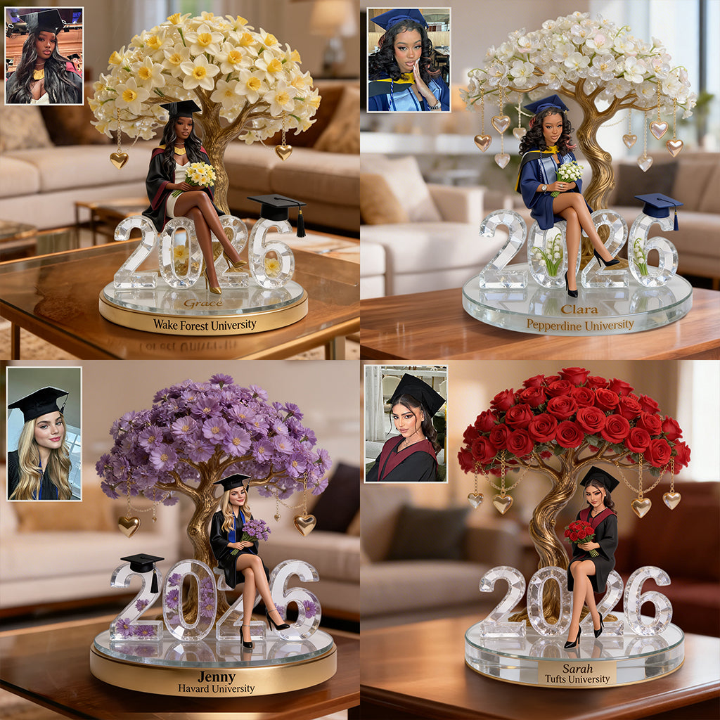 Class Of 2026 - Personalized Graduation Custom Shaped Acrylic Plaque