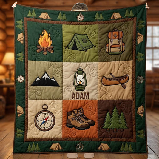 Camping Lover - Personalized Camping Blanket