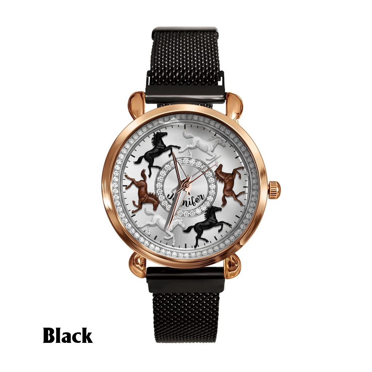 Love Horses - Personalized Horse Women Hand Watch