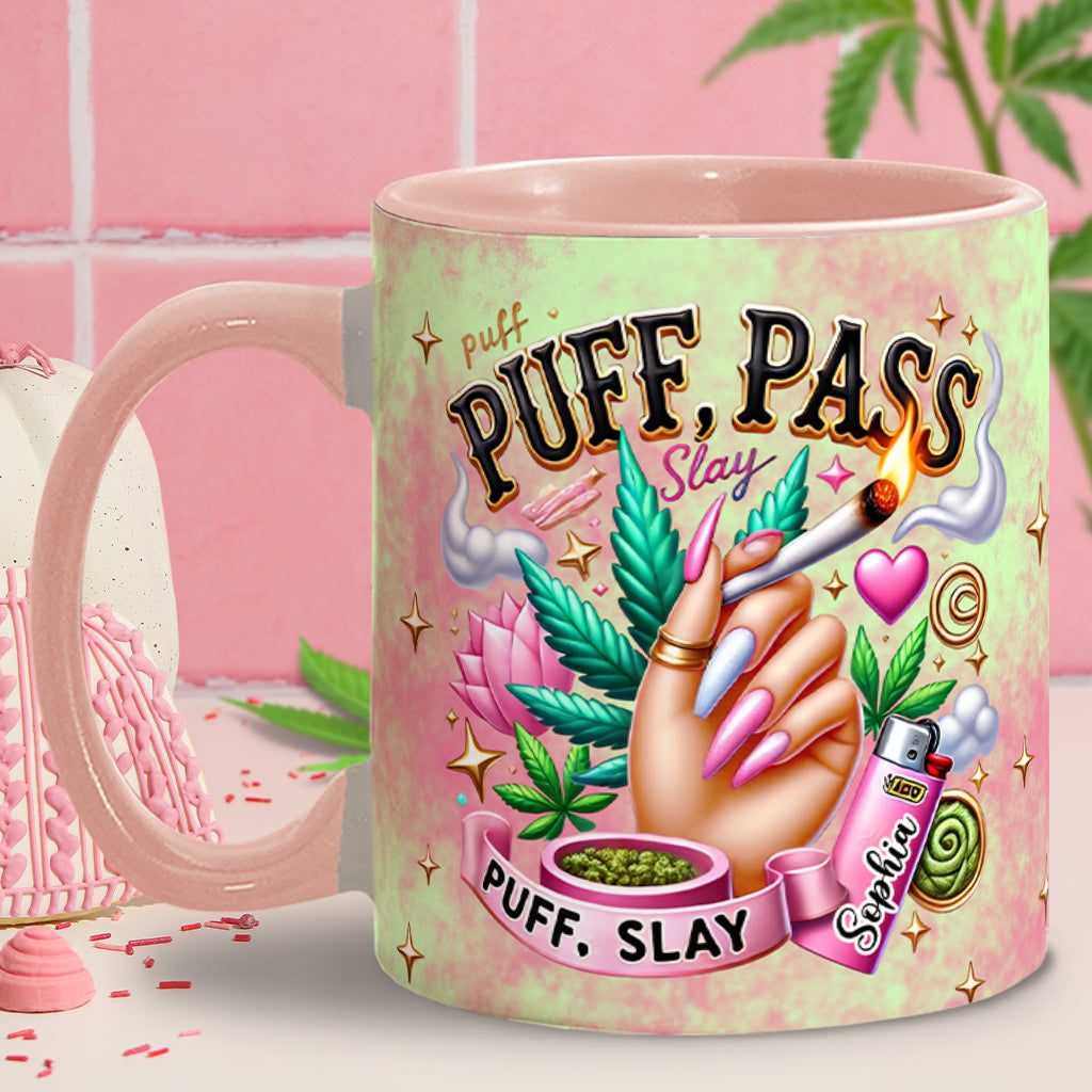 Stoner Chic - Personalized Weed Accent Mug