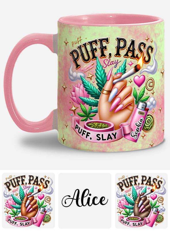 Stoner Chic - Personalized Weed Accent Mug