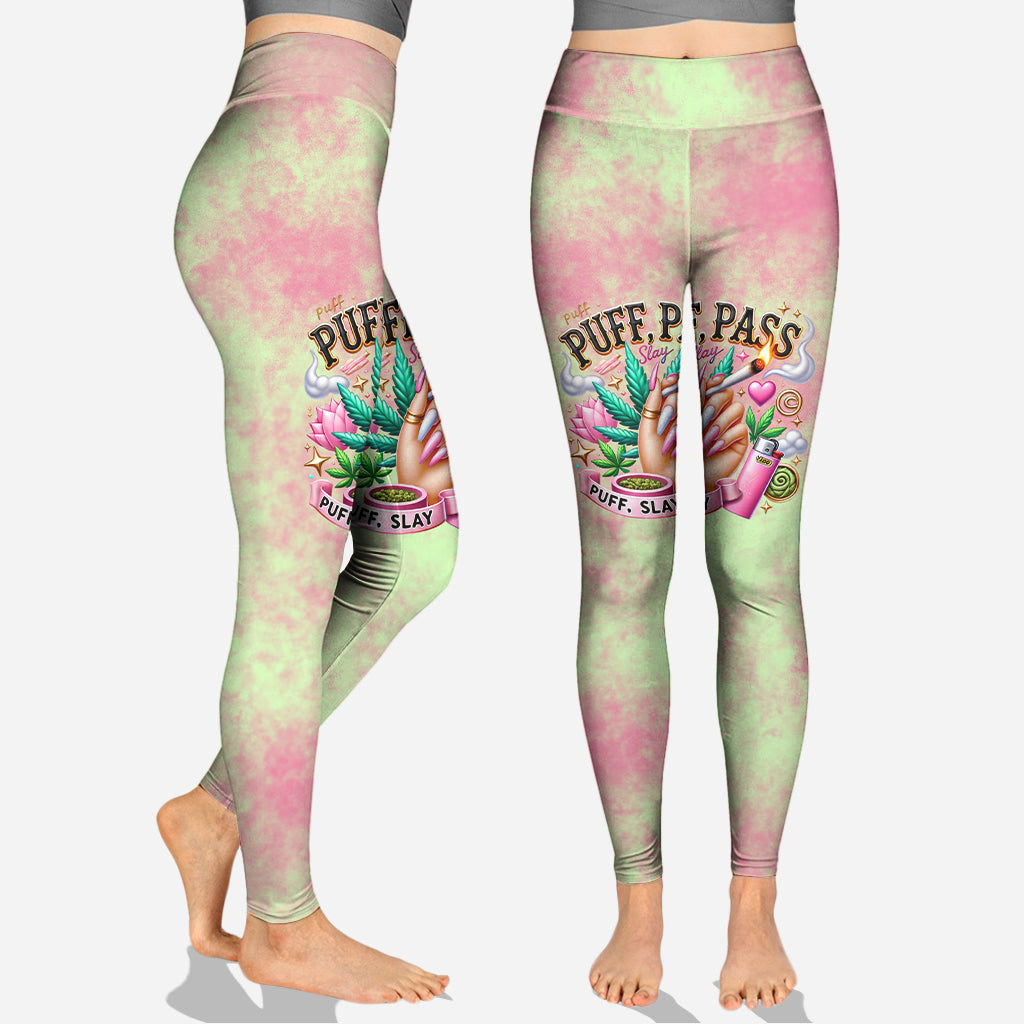 Stoner Chic - Personalized Weed Cross Tank Top and Leggings