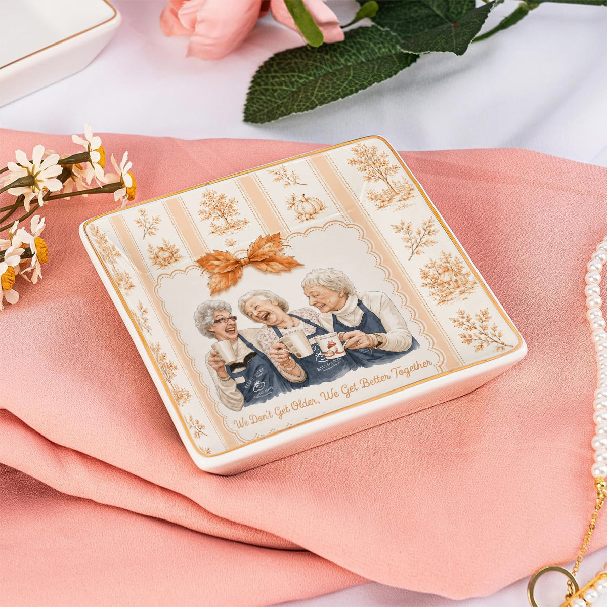 Bestie Gifts - Personalized Bestie Fully Printed Jewelry Dish