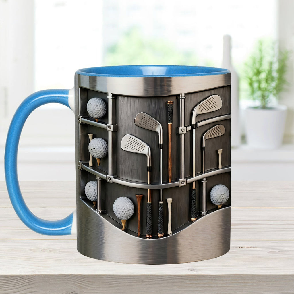 Love Goft - Personalized Golf Accent Mug & Coaster
