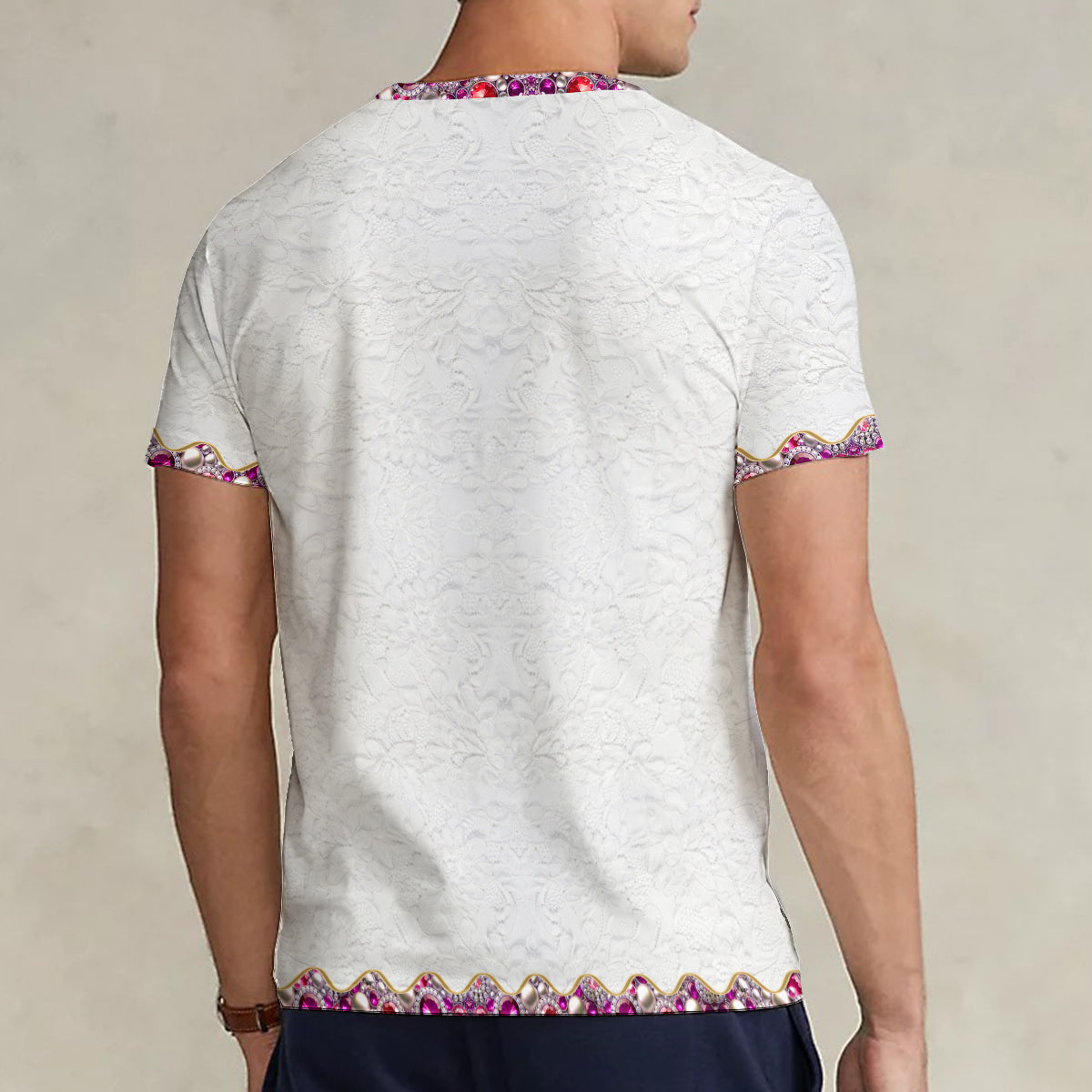 Teaching Is A Work Of heart - Personalized Teacher Fully Printed V-Neck T-Shirt