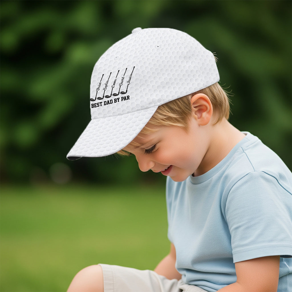 Best Dad By Par - Personalized Golf Classic Cap