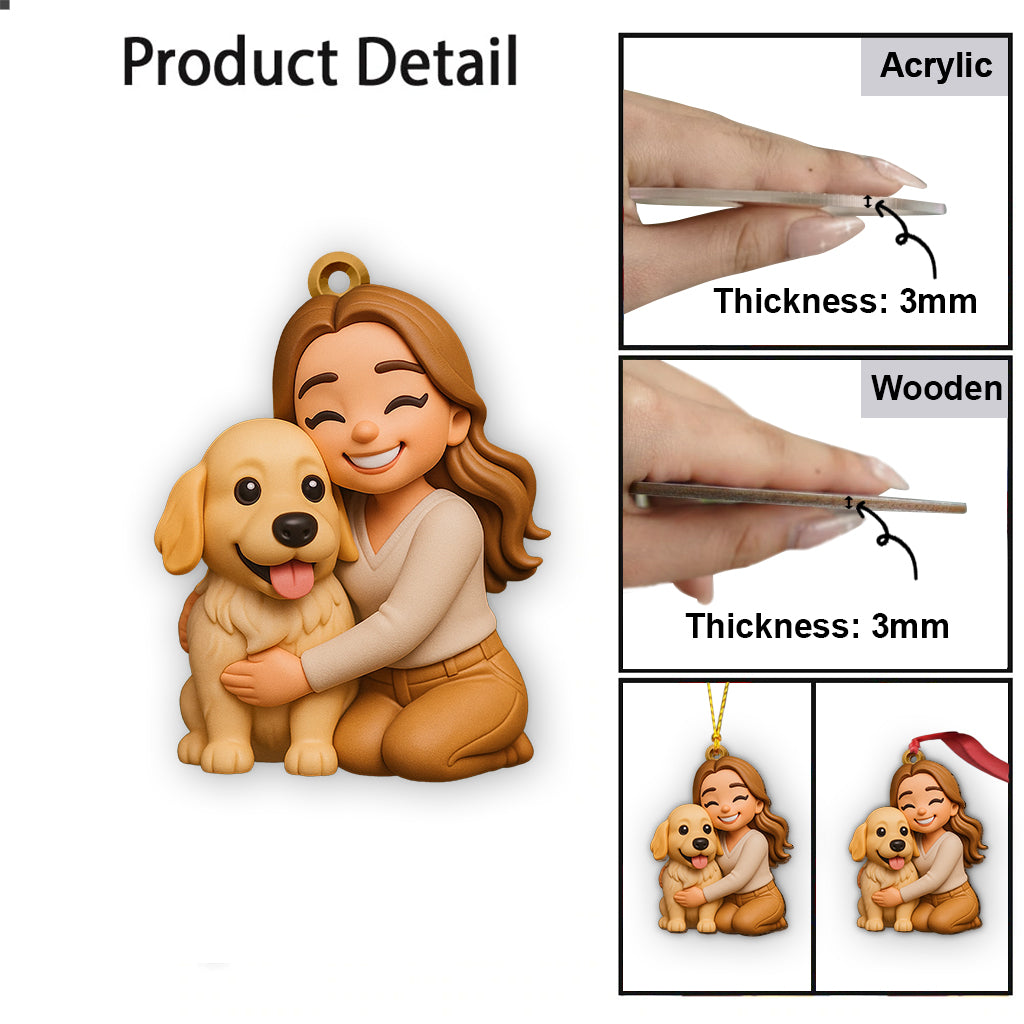 Gift For Dog Lover - Personalized Dog Ornament