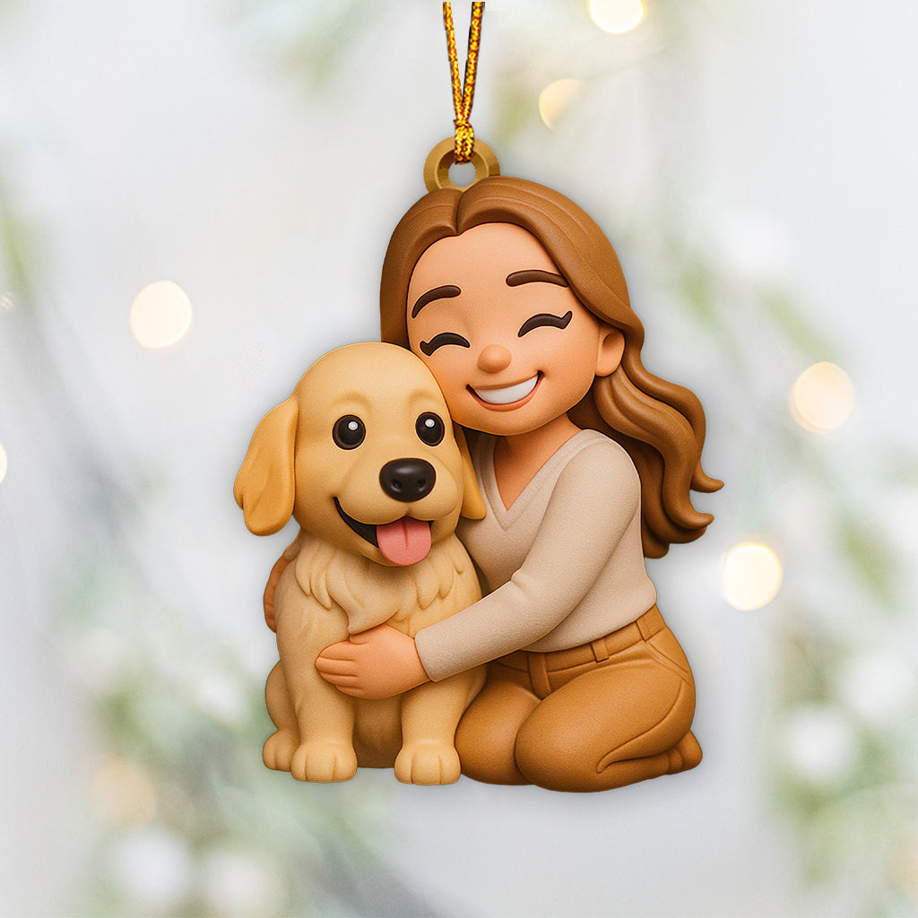 Gift For Dog Lover - Personalized Dog Ornament