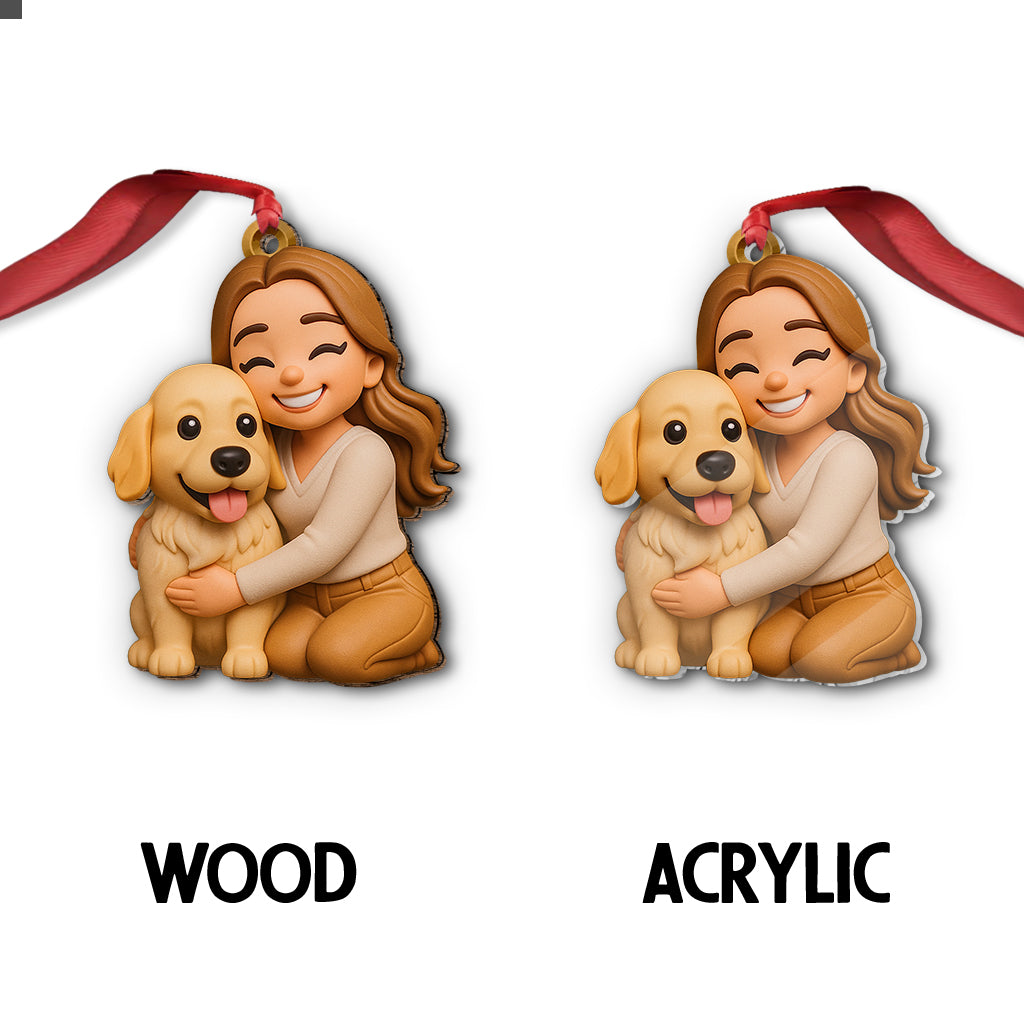 Gift For Dog Lover - Personalized Dog Custom Made 3D Minifigure Ornament