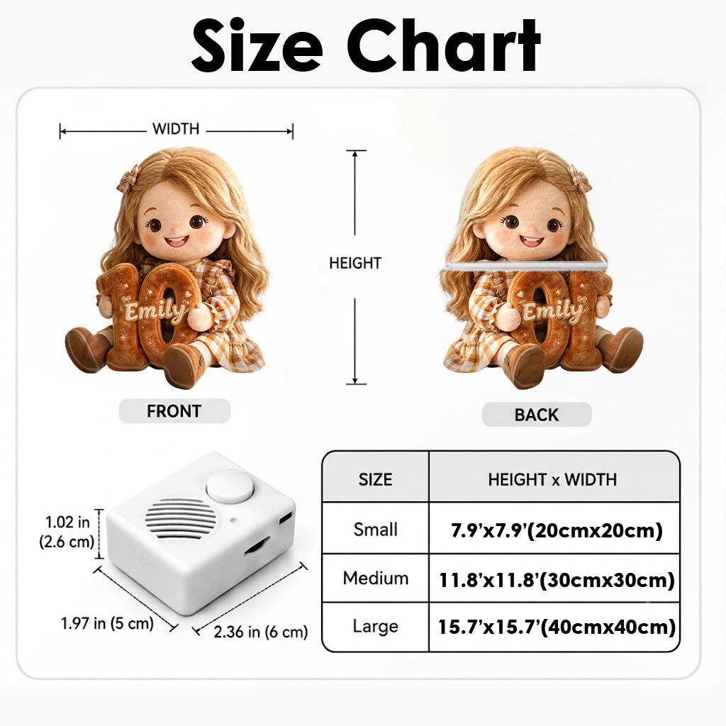Special Birthday Gift For Your Loved One - Personalized Birthday Melody Plush
