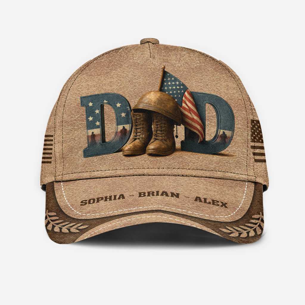 Veteran Dad - Personalized Father Classic Cap