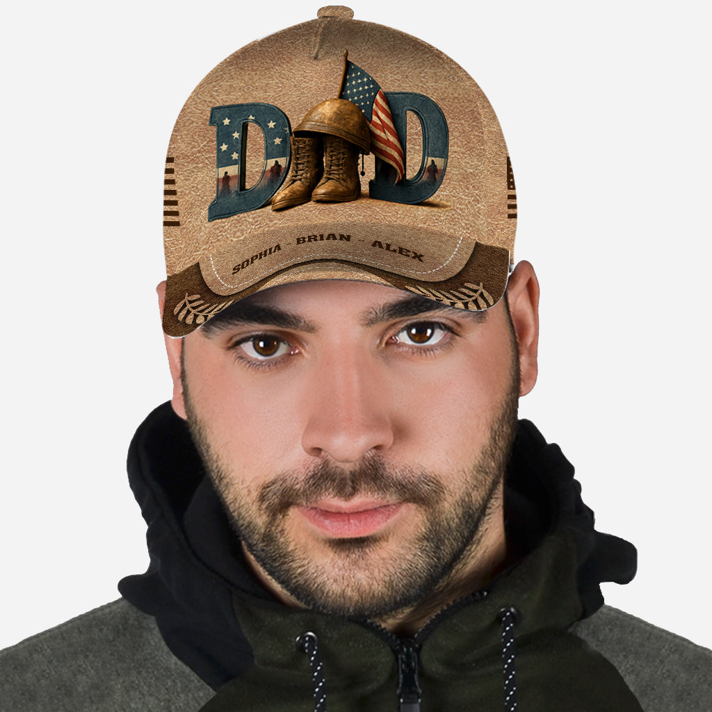 Veteran Dad - Personalized Father Classic Cap
