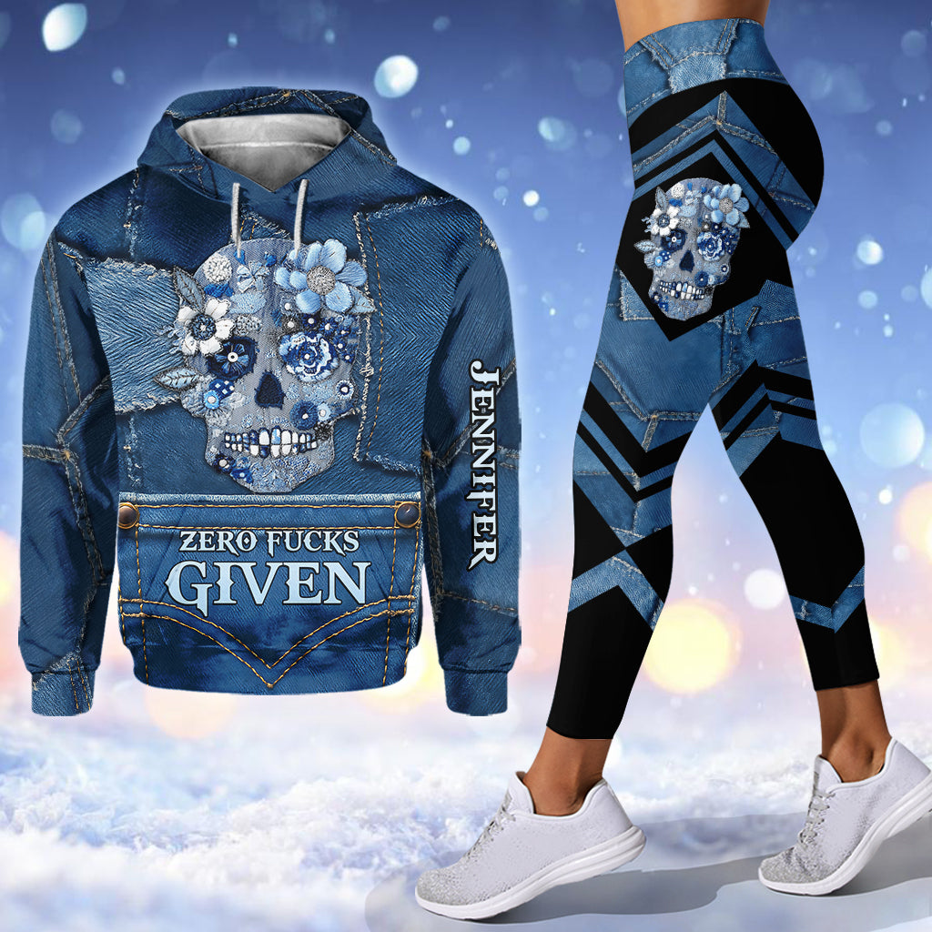 Cool Skull - Personalized Skull Hoodie and Leggings