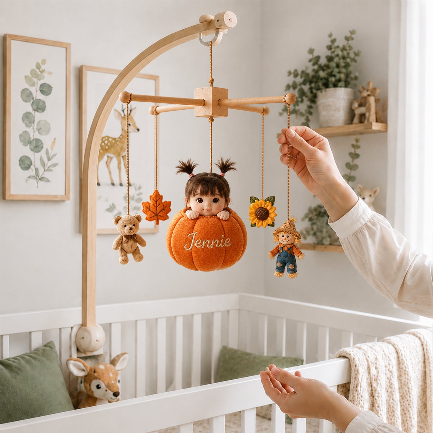 Little Pumpkin - Personalized Kid Crib Mobile