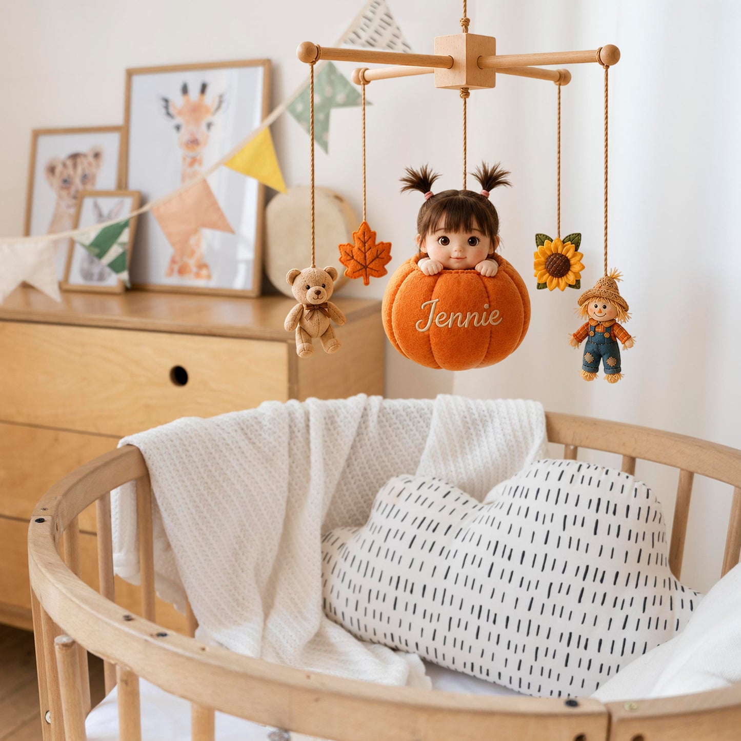Little Pumpkin - Personalized Kid Crib Mobile