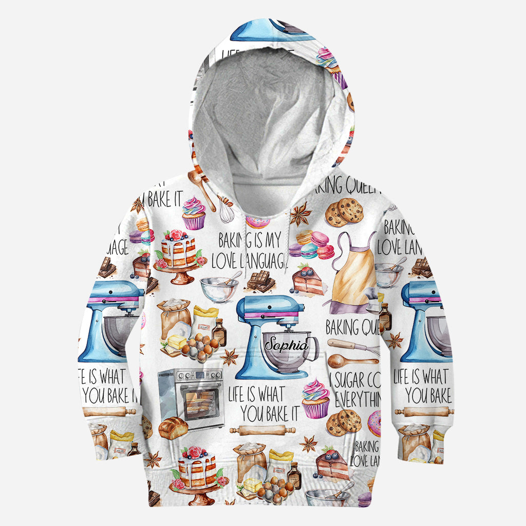 Baking Is My Love Language - Personalized Baking All Over Shirt