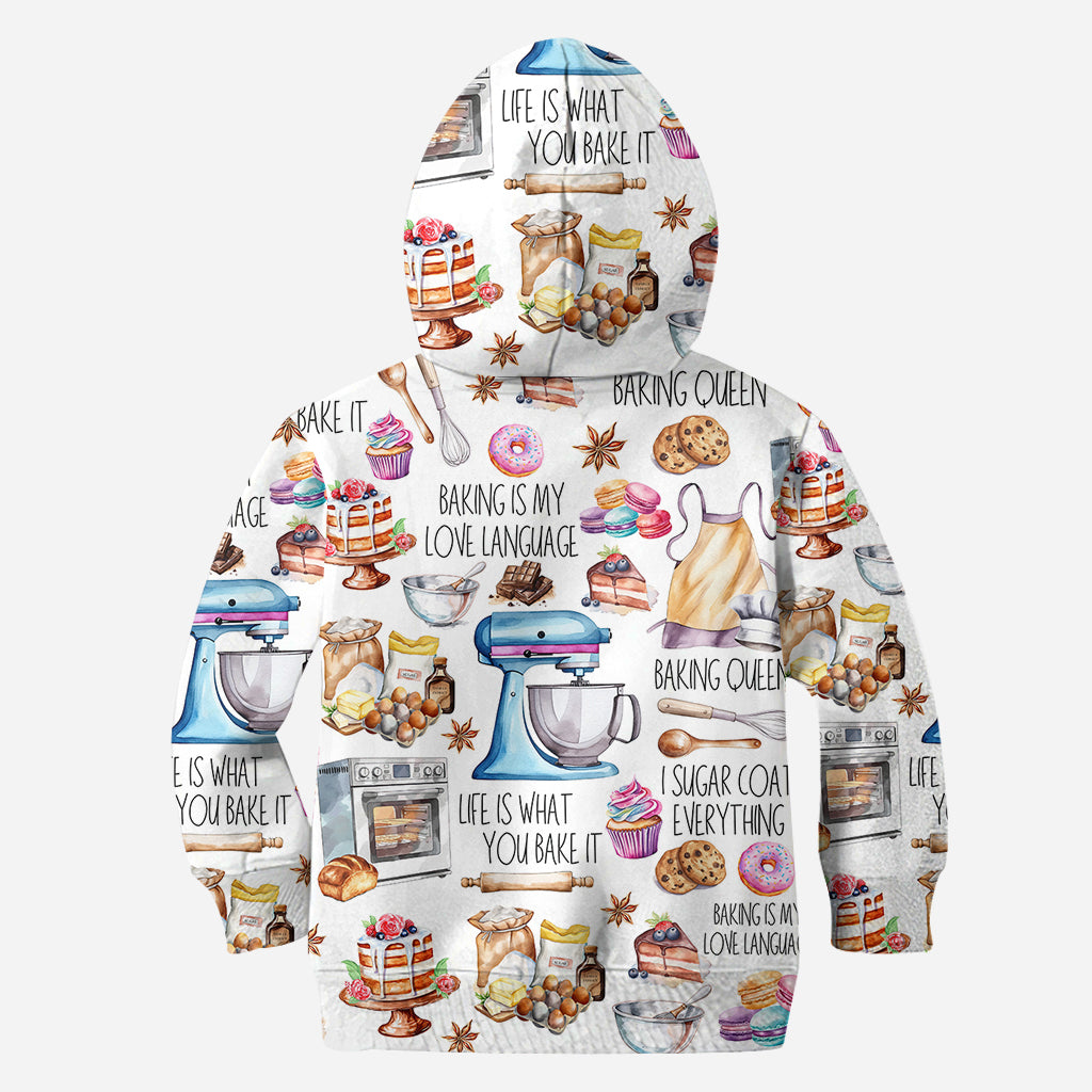 Baking Is My Love Language - Personalized Baking All Over Shirt