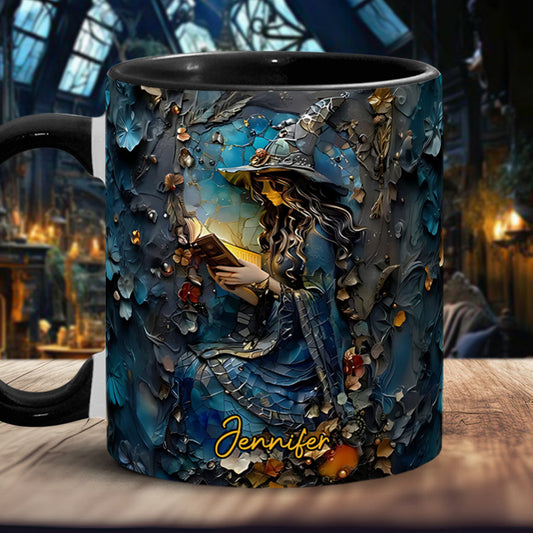 Artistic Witch - Personalized Witch Accent Mug