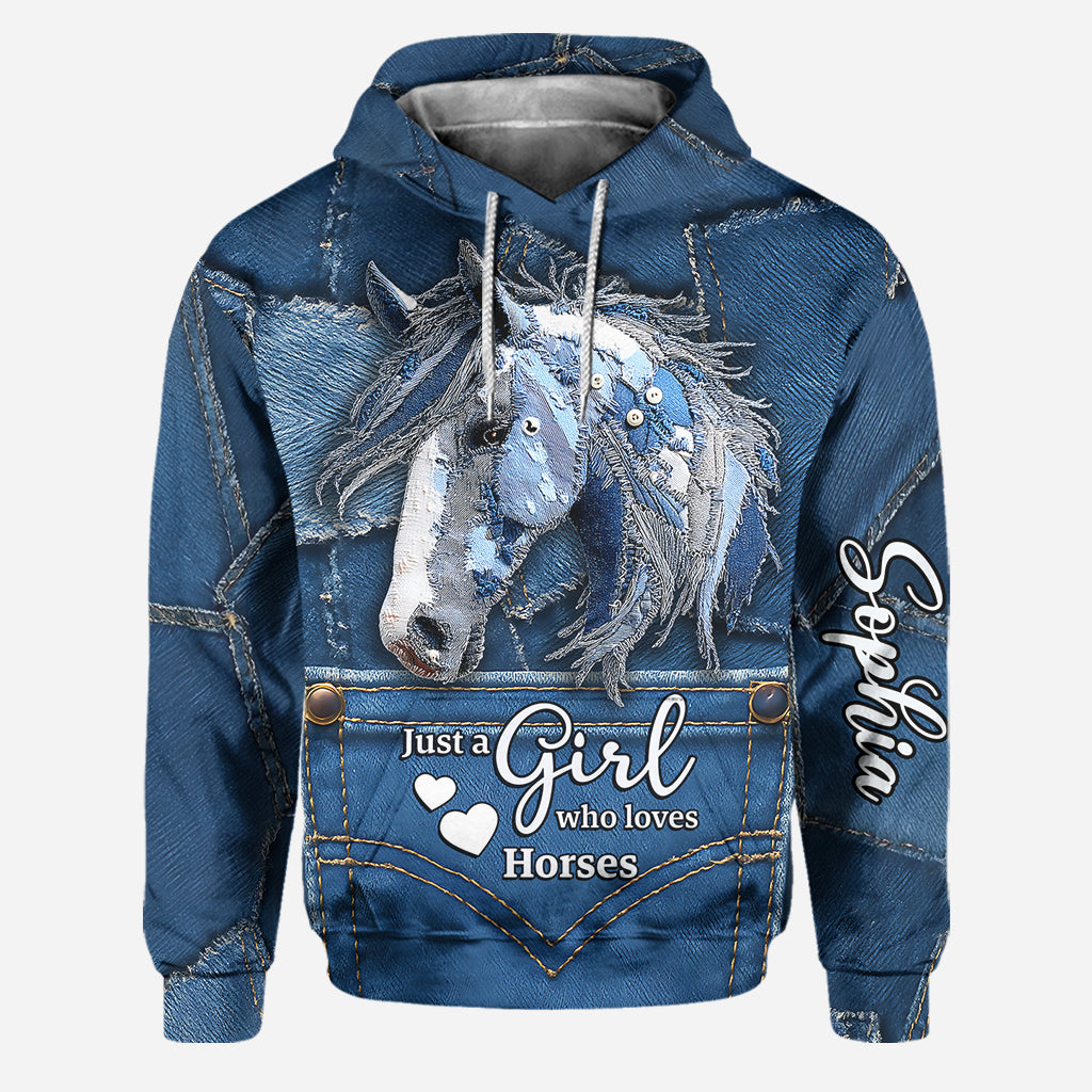 Love Horse - Personalized Horse Hoodie and Leggings