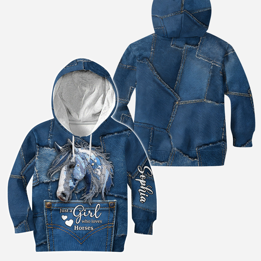 Love Horse - Personalized Horse Hoodie and Leggings