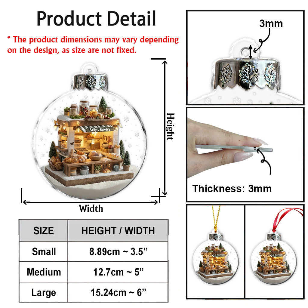Mini Bakery Christmas - Personalized Baking Ornament