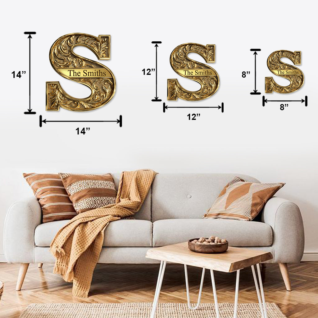 Happy Family - Personalized Family Cut Metal Sign