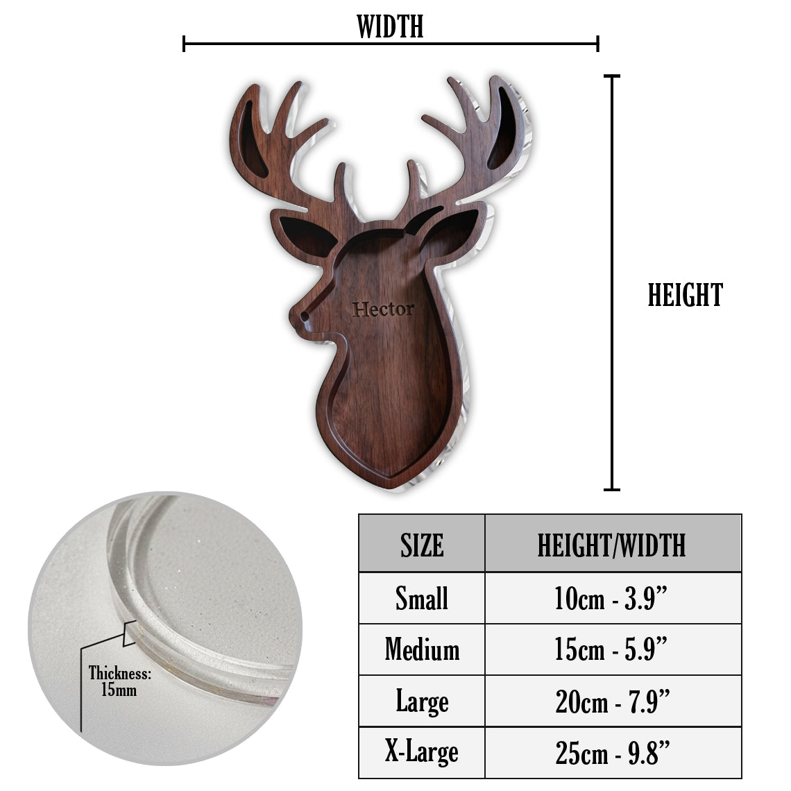 Perfect Gift For Hunting Lover - Personalized Hunting Catch-All Tray