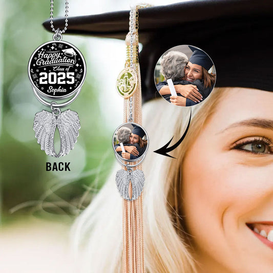 Happy Graduation - Personalized Graduation Wings Ornament