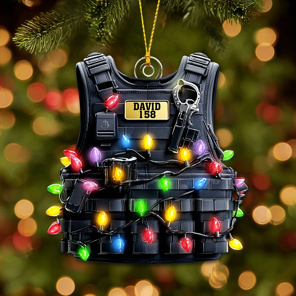 Protect Holiday - Personalized Police Officer Ornament